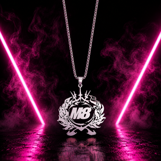 Collier M8 en acier inoxydable